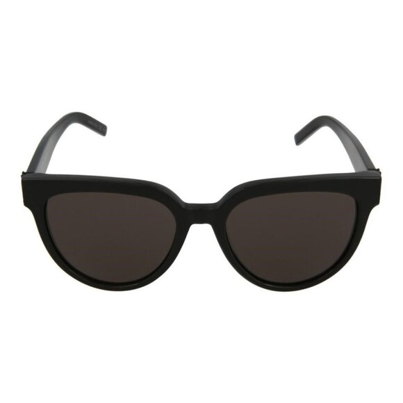 Saint Laurent Womens Cat Eye Black Black Black Fashion Designer Eyewear - Picture 1 of 4